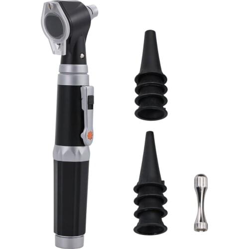 Medical Otoscope Diagnostic Kit Home Adult Kid Ear Care Cleaner Check Examination Endoscope Speculum 3X Magnifying Lens Lamp
