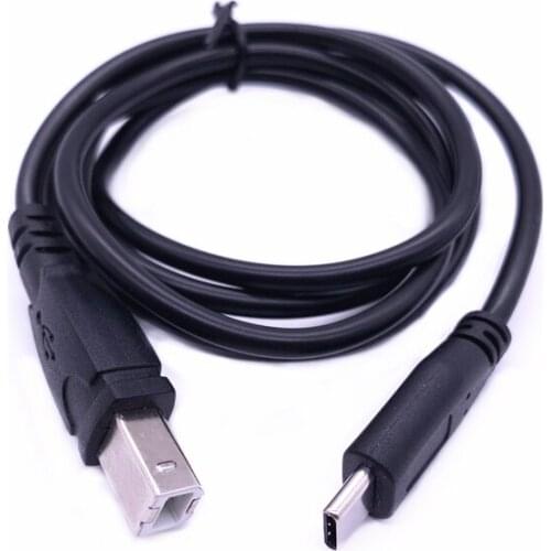 USB Printer Cable USB 2.0 Cord Type C Male To Type B Male Printer Scanner Cable Speed for Brother Dell C2665DNF XPS 13" 9350