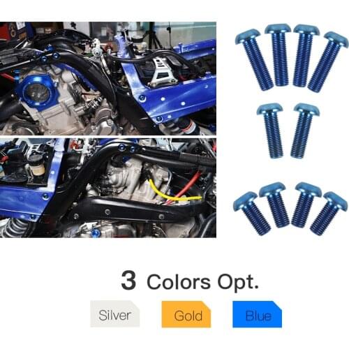 NICECNC ATV Titanium Alloy Shell Bolts Screws Kit For Yamaha RAPTOR 700 07-11 13-20 700R 16-20 YFZ450 YFZ450R YFZ450X YFZ 450