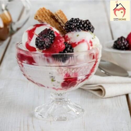 Kitchen-Accessories Glass-Cup Ice-Cream-Cup 2pcs