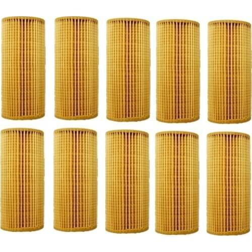 10pcs oil filter for 2009-2010 AUDI A6L 2.0T A3 A4 TT VW GOLF JETTA 3C5 PASSAT 06D115562 06D115466 PH3