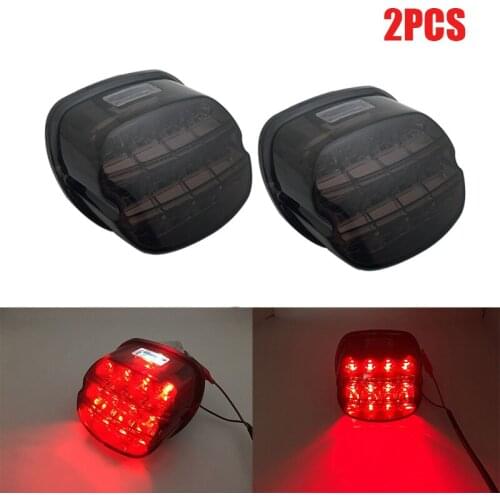 For Dyna Fat Boy FLSTF Night Train FXSTB Softail Sportster Road King Electra Glide Road Glide Motorcycle Led Brake tail light