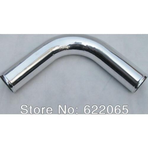 New Arrival 90Degree Aluminum pipe 76mm(3Inch) 500Length,Sliver Polished Aluminum Piping Racing Parts