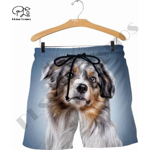 PLstar Cosmos 3DPrint Newfashion Summer Retriever Dachshund Art Amazing Harajuku Beach Shorts Men/Women Funny Sleeveless Style-2