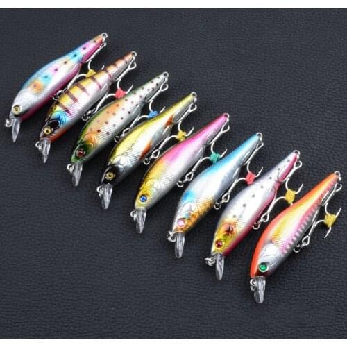 1Pcs 9cm/9.7g Lifelike Laser Lures Floating Minnow Sea Fish Fishing Artificial Hard Baits Wobblers Crankbait Minnows Pesca Isca