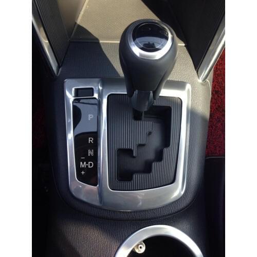 Fit For Mazda CX-5 CX5 2012- 2015 AT Shift knob Panel Decoration Internal ABS Chrome Car Moldings(only left-handed driving)