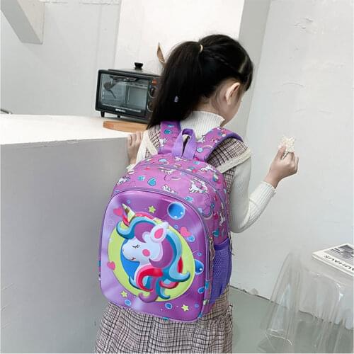 Unicorn Backpack Girls Cartoon Kids Unicorn Backpack GirBacBag Rainbow Children School Bags Bookbag Kawaii School Backpacks Gift