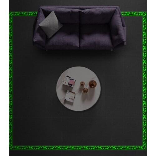 Luminous boundary Decorative floor sticker Thicken PVC waterproof Waveguide line self-adhesive livingroom wall and tile sticker