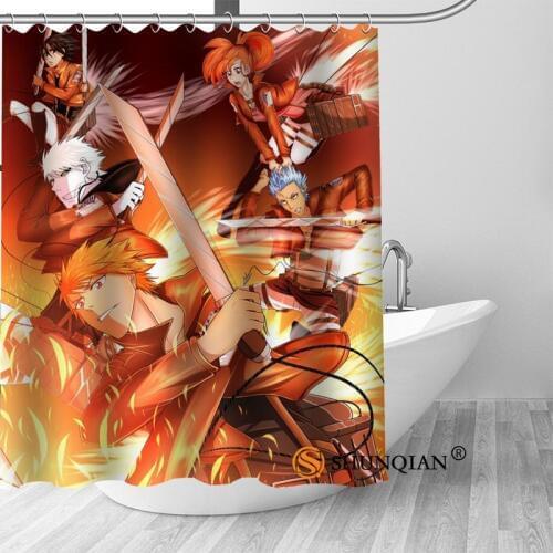 New Bleach Anime Shower Curtain Bathroom Decorations For Home Waterproof Fabric Curtain Shower Bath Curtain A18.1.3