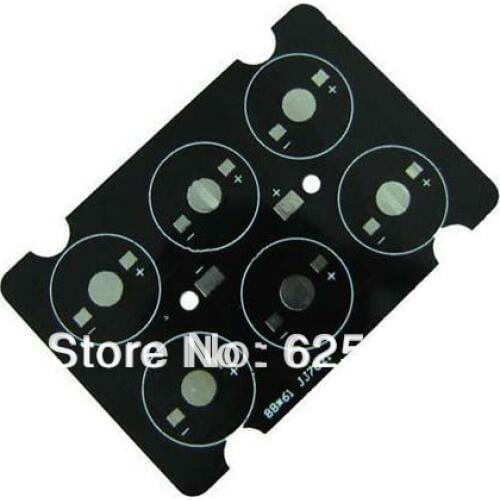 2pcs 88mm x 61mm Aluminium PCB Circuit Board for 6PCS x 1W,3W In Series