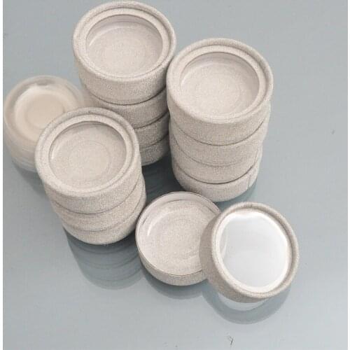 20pcs wholesale false eyelash box packaging lash boxes custom logo fake mink lashes extension strip glitter round packing case