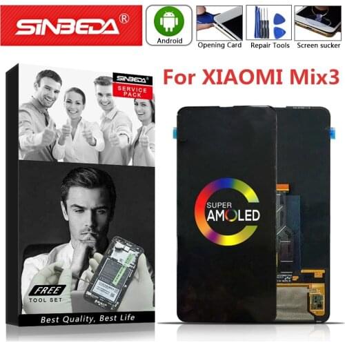 6.39" Original For Xiaomi Mi MIX 3 LCD Touch Screen Display With Frame Digitizer For XiaoMI MIX3 LCD Display MI MIX3 LCD Screen