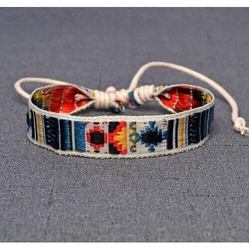Bohemia Style Weave Rope Friendship Bracelets For Woman Men Cotton Handmade Charm Bracelet & Bangles Ethnic Jewelry Gifts