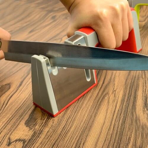 Household Quick Sharpener Tungsten Steel Diamond Grit Multifunctional Manual Kitchen Sharpening Stone Kitchen Tools