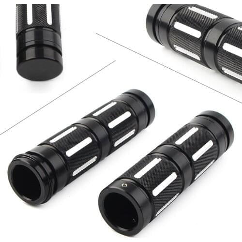 Black Motorbike 26mm Handlebar Electronic Throttle Hand Grips 1Pair For Harley Davidson Street Glide Special FLHXS