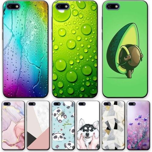 For Huawei Y5 Prime 2018 Case Cover on Y5 Prime 2018 TPU Fashion Phone Case For Huawei Y5 Prime 2018 Soft Silicone Cover Bumper