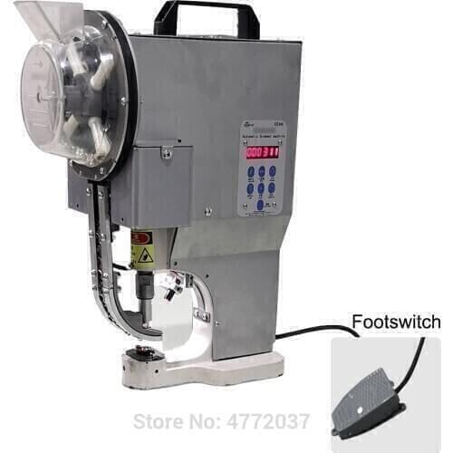 Electrical Automatic Eyelet Machine Grommet Machine for PVC Bags Paper Bags