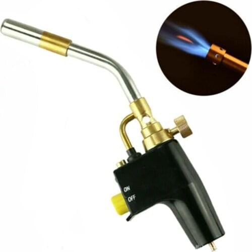 Gas Welding Torches Plumbing Blow Torch Soldering Tool Metal Flame Gun Brazing Welding Quick Fire Solder Burner