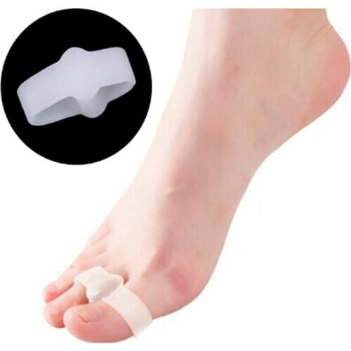 Foot Pain Relief Gel Pillow Hallux Valgus Pro Toe Separators Alignment Silicone Insoles Bunion 2pcs=1pair