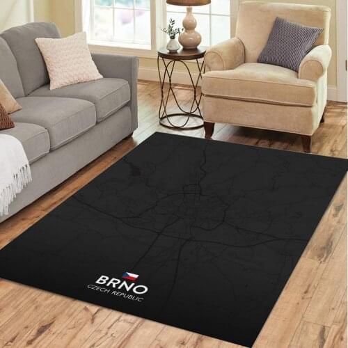 Brno CZ Carprt Rug for Living Room Bedroom Decoration Home Non-slip Rugs Floor Mat Dropshipping