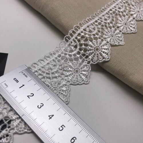 4.4CM 100% New and High Quality Polyester DIY Crafts Sewing Trim Lace Fabric