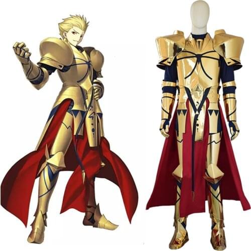 New Anime Fate/EXTELLA LINK/stay night Caster Gilgamesh Cosplay Costume Halloween Adult Costumes for Women/Men Custom Any Size
