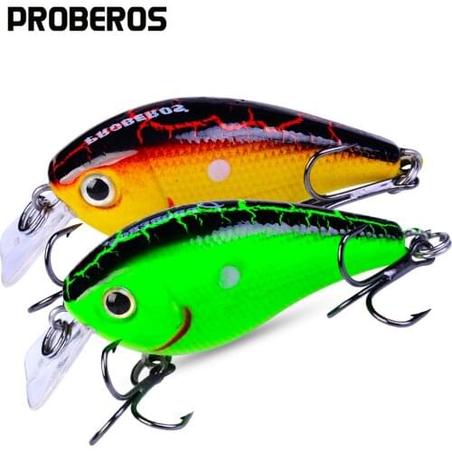 PROBEROS Floating Wobblers Mini Crankbait Fishing Lure 5.6cm-6.1g Minnow Bait Artificial Hard Bait Fish Lure Fishing Tackle