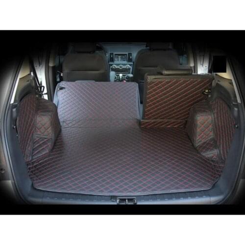 Luxury fiber leather car trunk mat for land rover freelander 2 LR2 2006 2007 2008 2009 2010 2011 2012 2013 2014 car accessories