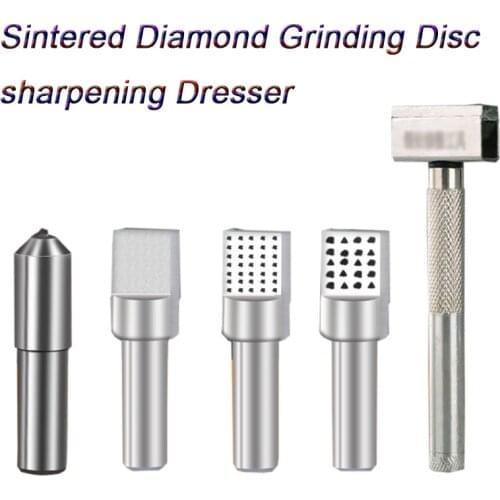 Grinding Disc sharpening Dresser Sintered Diamond Wheel Stone Handle Head Tool Dressing Bench Pen blade Abrasive Grinder Tools