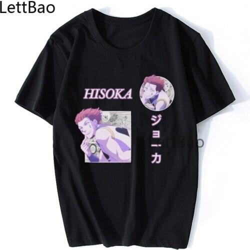 Funny Anime T-shirts Hisoka HUNTER HUNTER Graphic Japanese Style T-Shirt Men Women Gurnge Aesthetic Fashion Harajuku T-shirts