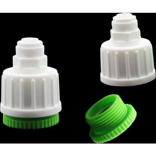 1/2" to 3/4" thread to 6mm Slip-lock Quick Connector Pneumatic Pipe joint Garden Watering Irrigation System Connector 2 Pcs