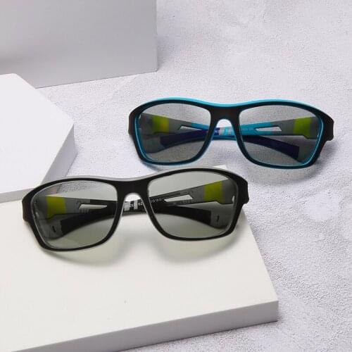 Photochromic Sunglasses Men Women Rectangle Polarized Sun Glasses Black Sports Goggles Vintage Driving Eyewear UV400