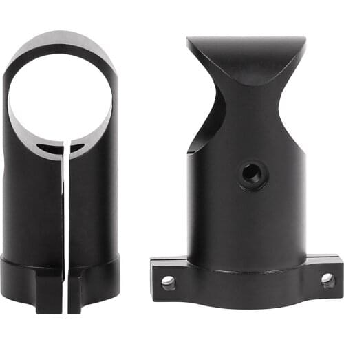 CNC Aluminum Alloy 20mm to 20mm Tee Joint Tripod Tee D20mm Carbon Tube Landing Gear Fixed Connector with Lock f Plant UAV Drone
