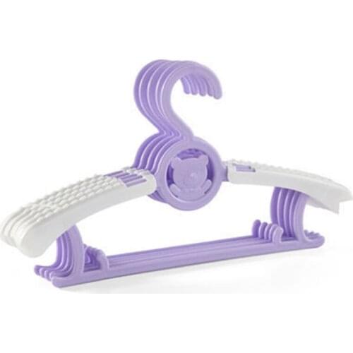 5/10pcs baby clothes rack flexible plastic rack clothing display rack portable children clothes storage rack