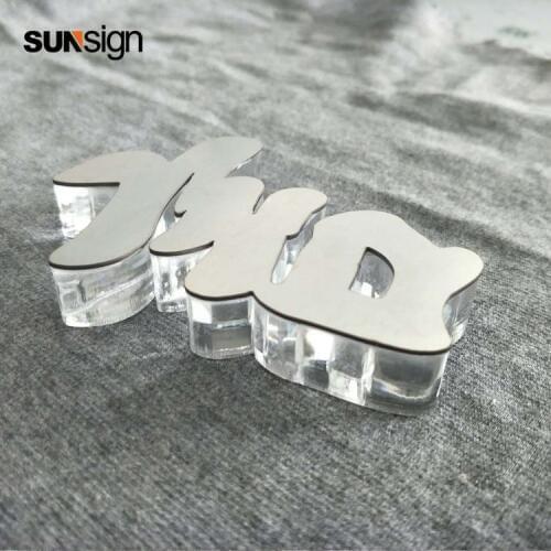 Waterproof Halo lit sign letter/Reverse Stainless Steel Letter