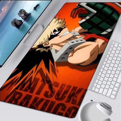 Anime Top Quality My Hero Academia deku Natural Rubber Gaming mousepad Desk Mat Large Mouse Pad Keyboards Mat