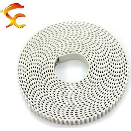 10Meters/lot T10 timing belt T10 20mm pitch=10mm Width 20mm color open timing belt PU with steel core Metric trapezoidal