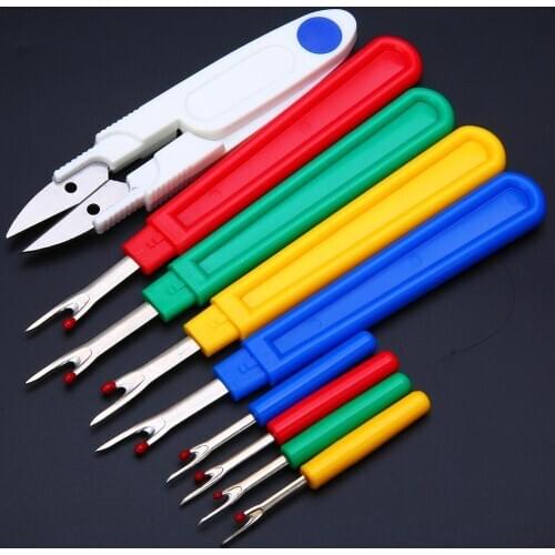 9pcs DIY Sewing Remover Combination Cross Embroidery Tools Seam Ripper Stitch Unpicker