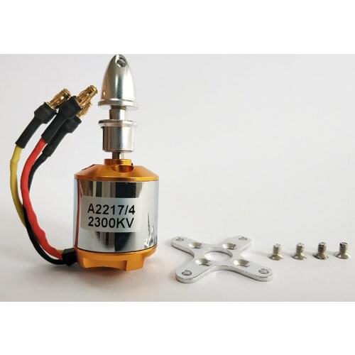 A2217 2217 2300KV Brushless Motor Outrunner Motor High Speed For RC DIY Drone SU-27 Fixing Wing Quadcopter Multicopter