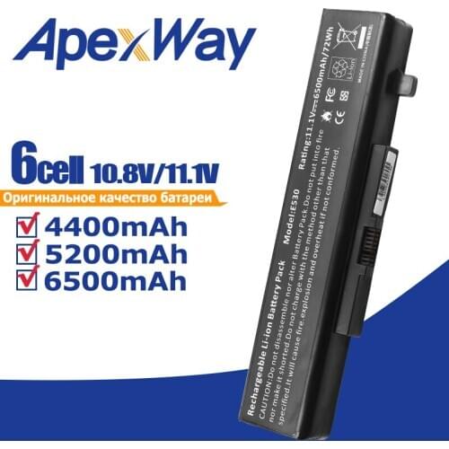 ApexWay 6500mAh Battery for Lenovo L11S6Y01 L11L6Y01 ASM P/N 45N1048 45N1042 FRU 45N1043 45N1049 121500047 121500049