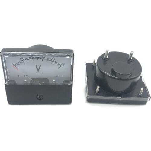 DH-670 DC 0-15V/10V/20V30V/50V/100V/../300V Analog Panel voltmeter Voltmeter pointer type meter