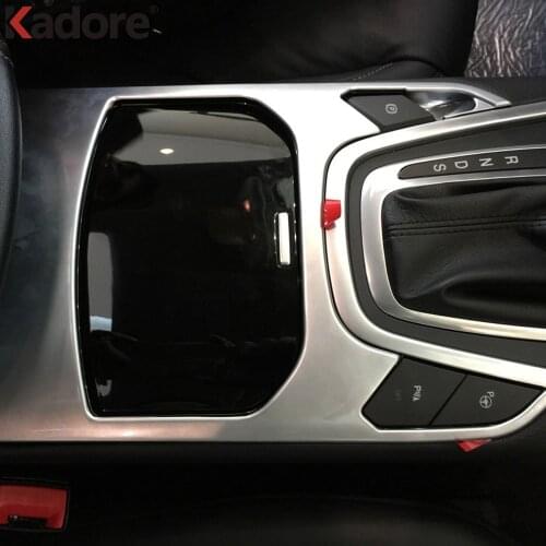 For Ford Edge 2015 2016 2017 ABS Matte Water Car Cup Holder Decoration Frame Auto Model Interior Coffee Bottle Placement