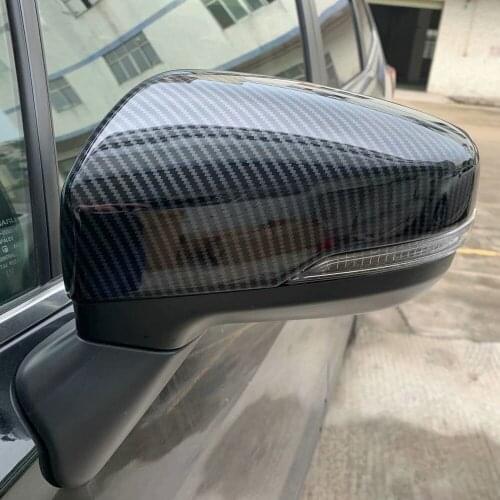 For Subaru Forester SK 2018 2019 2020 Side Rearview Mirror Caps Cover Door Wing Mirror Cover Trims Trim Holder Exterior Styling