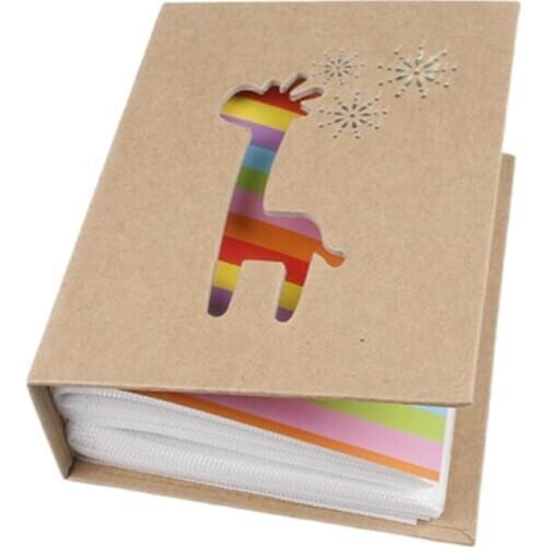 1 Pc 6 inch 100 Pages Pocket Interleaf Type Photo Album Picture Storage Frame Gift