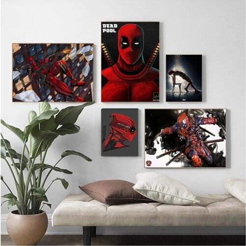Classic Anime Canvas Paintings Superhero Comic Movie Character Posters Prints Wall Art Pictures for Living Kids Room Home Decor