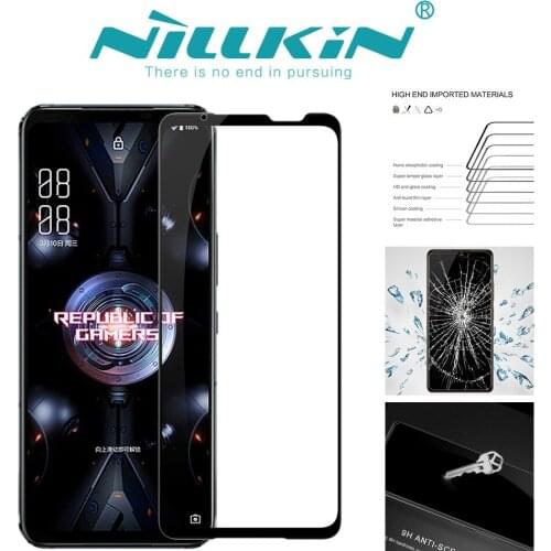 Nillkin Screen Protector Full Coverage For ASUS ROG gaming phone 5 CP+PROTempered Glass Clear HD