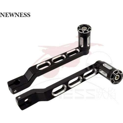 Newness Motorcycle Pedal Heel Toe Gear Shifter Shift Lever with Shift Pegs Fits For Harley Softail Touring Electra Road Glide