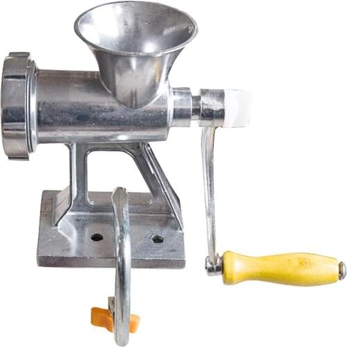 Aluminium Alloy Hand Operate Manual Meet Grinder Sausage Beef Machine Pasta Maker Crank Mincer Table Restaurant Kitchen Cooking