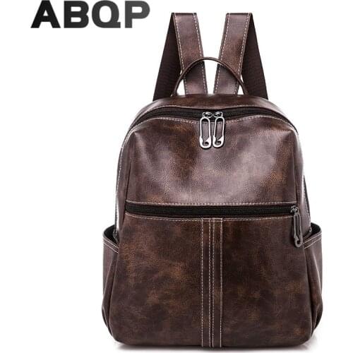 2021 Luxury Leather Women Backpack Large Capacity Female Travel Bag Anti Theft Waterproof School Backpacks For Teenage Girls