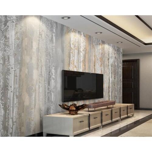 Beibehang Modern 3D wallpaper Oil painting style texture woods background wall painting Custom photo wallpaper mural 3d
